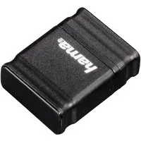 Hama USB-Stick 32GB, USB 2.0, Schwarz, 10MB/s, Mini-Format, mit USB-Stick