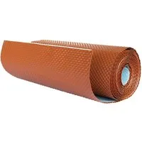 DAPRONA Anschlussdichtungsband 5m Wandanschlussband 3D, Kaminanschlussband, (5m x 29cm, Kaminanschlussband, selbstklebend Ziegelrot Breite, aus Aluminium mit Butyl Klebstoff, Dachabdichtung, 1-St), Kaminanschlussband, aus Aluminium mit Butyl Klebstof