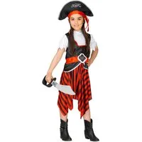 dressforfun Piraten-Kostüm Mädchenkostüm Merle Säbelrost, Toller, asymmetrischer Rock mit Gummizug