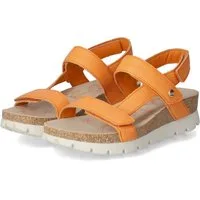 Panama Jack Panama Jack Flache Sandalen Selma B14 Damen Glattleder orange Sandalette
