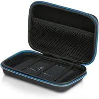 Wicked Chili Aufbewahrungstasche AntiShock Tasche für Festplatte SSD & Navigationsg, Universal (max. Gerätemaße: 15 x 10 x 4.5cm) / Dehnbar / Navi-Schutzhülle / Travel Case / Antishock Schutztasche für TOMTOM-Navi / Mit Netzfach für USB Kabel, Ladege