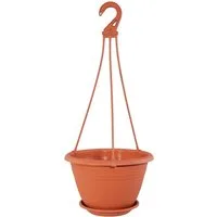 Geli Blumenampel Hängeampel Galicia, mit Aufhängung & Untersetzer