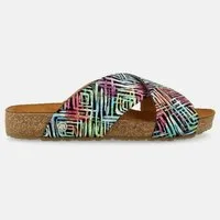 Haflinger Bio Mio Blobs Sommer Sandale aus Leder Hausschuh Unisex Hausschuh