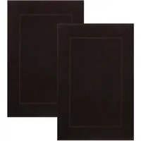 Betz Badematte 2 Stück Badvorleger Premium Badteppich Größe 50x70 cm, unbeschichtet, beidseitig nutzbar, beidseitig nutzbar, Baumwolle, Qualität 650g/m²