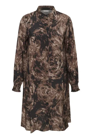 Kleid KCjamia Kleid A-shape brown