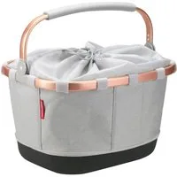 KlickFix Fahrradtasche reisenthel Carrybag GT 24 - Gepäckträgerkorb (UniKlip 2) (twist sky