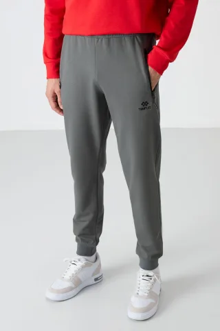 Herren Uni Sweatpants mit Reißverschlusstasche