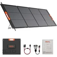 OSCAL Solarmodul Solarpanel 200W/400W 23% Monokristallines,wasserdichtes Solarladegerät, (1-St), Solar Ladegerät für Powerstastion