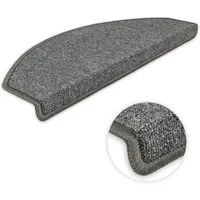 Metzker® Stufenmatte Ariston, halbrund, Höhe: 5 mm, 15 Stück im Set - Dunkelgrau