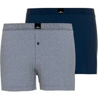 GÖTZBURG Boxer Brooklyn (2er-Pack) mit Muster, weich, Baumwolle, elastisch, feuchtigkeitsregulierend