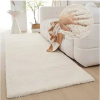 OTTO home Hochflor-Läufer Microfaser Teppich Magong, besonders weich, sehr feiner Flor, rechteckig, Höhe: 30 mm, uni Teppiche, Wohnzimmer, Schlafzimmer, Kinderzimmer, Flur, Brücke