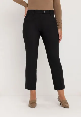 Janet Techno Stretch-Hose | Schwarz