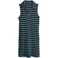 Next Minikleid Gestreiftes Polo-Minikleid aus Frottee (1-tlg)