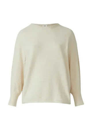 s.Oliver - Strickpullover beige - Gr. - 44