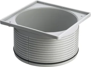 Viega Aufsatzrahmen 4922.4 in 150x150mm Kunststoff grau 534523