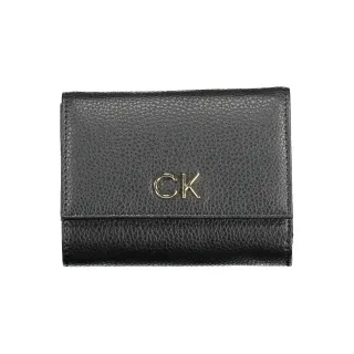 Dreifachfalten-Wallet Leder CK-Logo