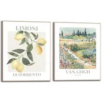 Reinders! Poster Van Gogh Flora, Wohnzimmer - Zitrone - Sorrento - Grün - MDF - Kunst - 40x50 cm