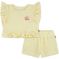 Levi's® Kids Top & Shorts LVG RUFFLE TOP & SHORT SET (Set, 2-tlg) mit Struktur und Rüschen, for Girls