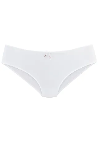 LASCANA - LASCANA Slip solid white - Gr. - 46