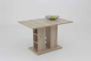 Esstisch Säulentisch CARTER 120-160x80 cm San Remo hell