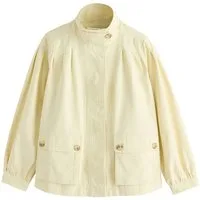 Next Kurzjacke Jacke aus Baumwolle mit Trichterkragen (1-St)