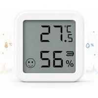 ibettertec Hygrometer Innenwetterstation Digitales Thermo-Hygrometer für innen, (Set, Großem Betrachtungswinkel ausgestattet und liefert gut ablesbare), Echtzeit-Temperatur- und Feuchtigkeitsmonitor, steuerbar per App