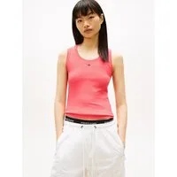 Tommy Jeans Tanktop TJW ESSENTIAL RIB TANK EXT mit gerippter Struktur
