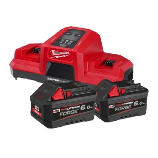 Milwaukee M18 FORGE Energie-Kit NRG 6,0 Ah Akku & Ladegerät M18 FORGENRG-602DBSC - 4933498549