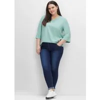 Sheego Bequeme Jeans Schlupfjeans mit breitem Gummibund