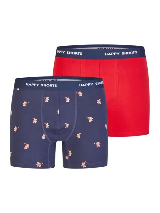 Happy Shorts Herren Boxer ChristmasBoxershorts, Unterhose, Boxerbriefs
