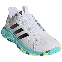 adidas Performance Hallen-Indoorschuhe Court Flight weiss/blau/schwarz Damen Squashschuh