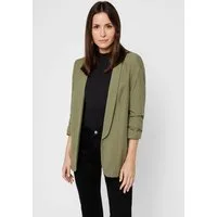 pieces Blusenblazer PCBOSELLA 3/4 BLAZER NOOS Materialmix, regular fit