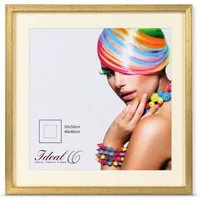 IDEAL TREND Bilderrahmen 3D Objektrahmen Holz Bilderrahmen quadratisch Wanddeko Collage Poster, für 1 Bilder (1 St), Natürliche Holzmaserung sichtbar, leichte Farbabweichungen möglich