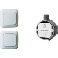 smartwares Licht-Funksteuerung, Smart Home Funk Schalter Set - Einbauschalter + 2x Wandschalter Taster
