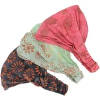 Guru-Shop Stirnband Haarband, Kopfband, Stirnband, 3 Stück Bandana..