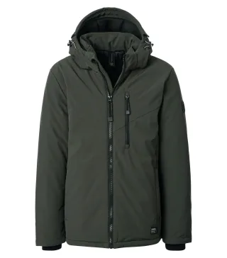CASAMODA - Jacke mit Kapuze grün - Gr. - M