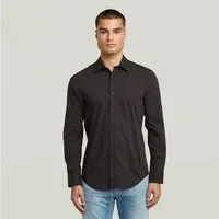 G-STAR Langarmhemd Uniform Slim Shirt ls mit gesticktem Logo