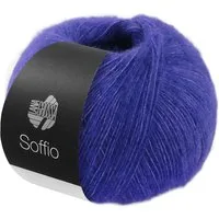 LANA GROSSA SOFFIO Häkelwolle, 215 m (flauschiges Lace-Garn aus Merino- & Baumwolle), 25 g