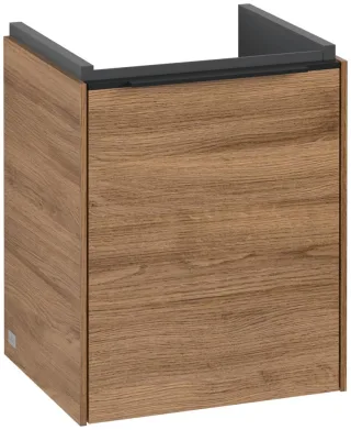 Villeroy & Boch Subway 3.0 Waschbeckenunterschrank, 1 Tür, 351 x 432 x 293 mm, Kansas Oak / Kansas O C58301RH