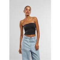 URBAN CLASSICS Shirttop Ladies Bandeau Cropped Top