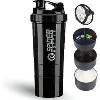 WS-Trend Protein Shaker Sportflasche Trinkflasche Flasche zum mixen Proteinshaker 500 ml, Kunststoff