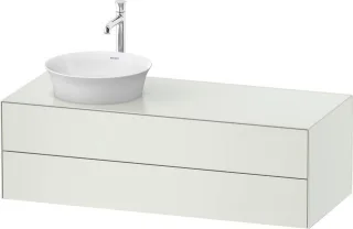Duravit White Tulip Konsolenwaschtischunterbau wandhängend Weiß Seidenmatt 1300x550x408 mm - WT4987L WT4987L3636