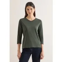 CECIL Langarmshirt aus reiner Baumwolle