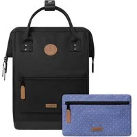 CABAIA Rucksack Essentials Backpack (Set, 3-tlg)