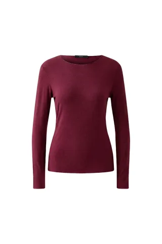Oui - Langarmshirt bramble berry - Gr. - 38