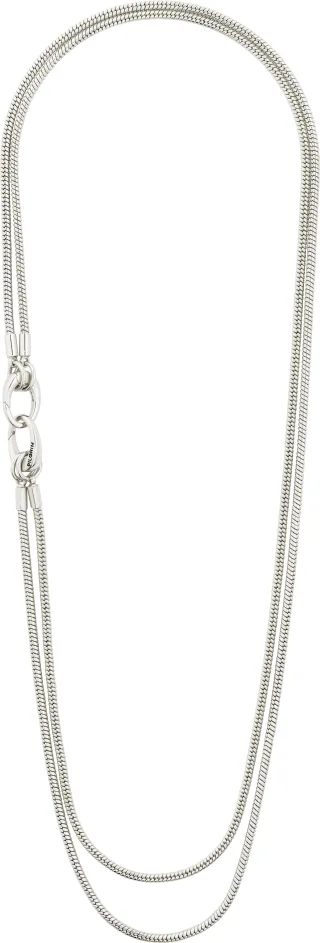 pilgrim - Recycelte Schlangenkette silver - Gr. - OS
