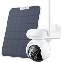 Reolink Überwachungskamera Altas PT Ultra mit Solarpanel (Außenbereich, Innenbereich, 8MP, 4K ColorX-Nachtsicht, 5/2,4 GHz WLAN,Automatische 360°-Verfolgung)
