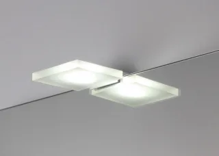 Koh-i-Noor Spiegelleuchte mit LED-Licht. Anbringung an der oberen Spiegelkante, 7905 7905