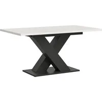 Home affaire Esstisch Motus, ausziehbar 150 -190 cm, inklusive 40 cm Einlegeplatte (Set, 1-St), X-Gestell mit Bodenplatte, Tisch, Küchentisch, Esszimmer, Küche