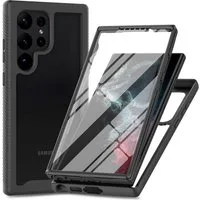 betterfon Handyhülle für Samsung Galaxy S23 Ultra TPU Case mit 360° Rundumschutz, 360 Grad Hülle mit Displayschutz und Fingerprint